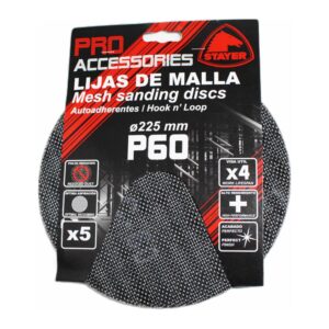 JEU DE 5 PAPIERS ABRASIF Ø225 MAILLE CERAMIQUE