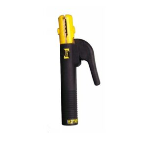 PINCE PORTE ELECTRODE CONFORT ECO RESSORT JAUNE