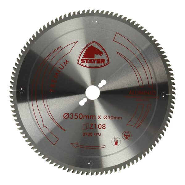 DISQUE SCIE CIRCULAIRE Ø350X30 Z108 HQ COUPE ALUMINIUM