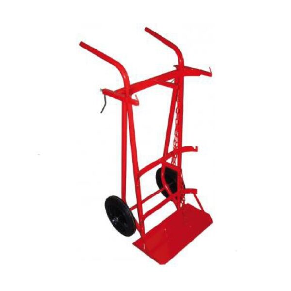CHARIOT OXYCAR POUR BOUTEILLES B50 10M3 - H128 L60 P52 CM