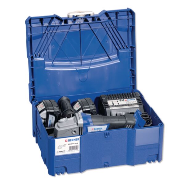 MEULEUSE D'ANGLE BERNER 125 A INDUCTION 2 BATTERIE 18V 5AH CHARGEUR I – Image 2