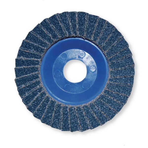 DISQUE LAMELLES PLAT ZIRCONIUM ACIER INOX ALU DIA125