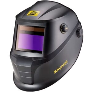 CAGOULE ELECTRONIQUE ESAB SAVAGE A40 NOIRE REGLABLE DIN9/13 PILE