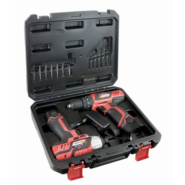 COMBO PERCEUSE VISSEUSE PBL 122 CPK + ISL 122 C 12V 2BAT 2AH VALISE – Image 2
