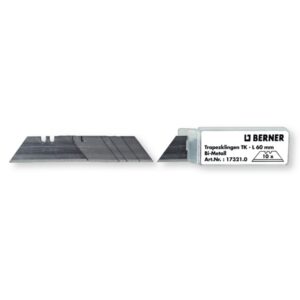 LAMES TRAPEZE 61X19MM POUR COUTEAU - LAMES DE GRANDE QUALITE / PCE