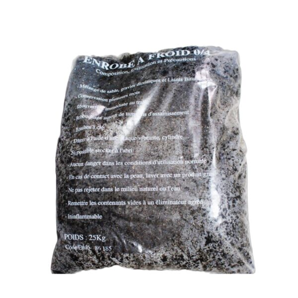 ENROBE A FROID NOIR / SAC DE 25 KG