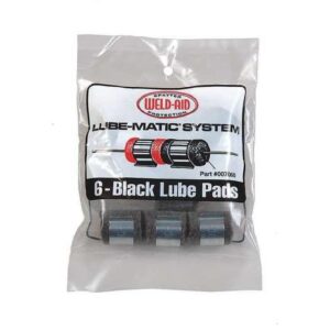 LUBEMATIC TAMPON GRIS TRAITE POUR FIL MAG ACIER ET FIL FOURRE. 6 PCS