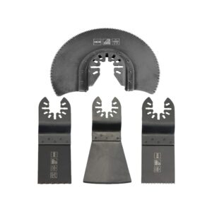 JEU DE 4 ACCESSOIRES OUTIL MULTIFONCT POUR BOIS ACIER PLAST PLACO