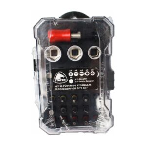 JEU D'EMBOUTS ET DE DOUILLES 28 PIECES