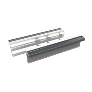 JEU DE MORS RAINURE VERTICAUX ALUMINIUM LARG 150MM FIXATION MAGNETIQU