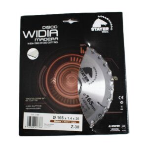 DISQUE SCIE CIRCULAIRE Ø165X20 Z30 COUPE BOIS STANDARD BAGUE DE 20 A