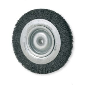BROSSE METAL CIRCULAIRE 200MM POUR TOURET LIVRE AVEC BAGUE REDUCTION
