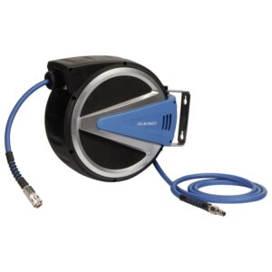 ENROULEUR AUTO MURAL TUYAU AIR COMPRIME CARTER FERME Ø8X14MM LONG 15M