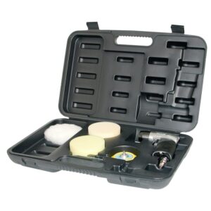 COFFRET MINI POLISSEUSE/LUSTREUSE PNEUMATIQUE Ø 75MM VELCRO