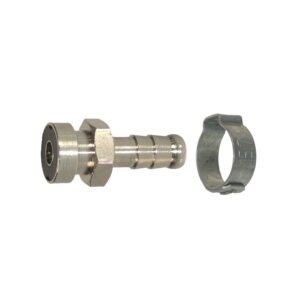 RACCORD BAIONNETTE FEMELLE RAC 210 CANNELE TUYAU 8-9MM + COLLIER