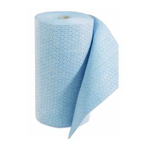 ROULEAU BLEU ABSORBANT HYDROCARBURES 80 CM X 60 ML