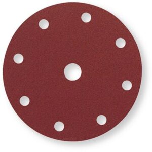 DISQUE AUTOFIXANT WOOD 150 GR 40 9 TROUS BOIS FIBRE ACIER INOX