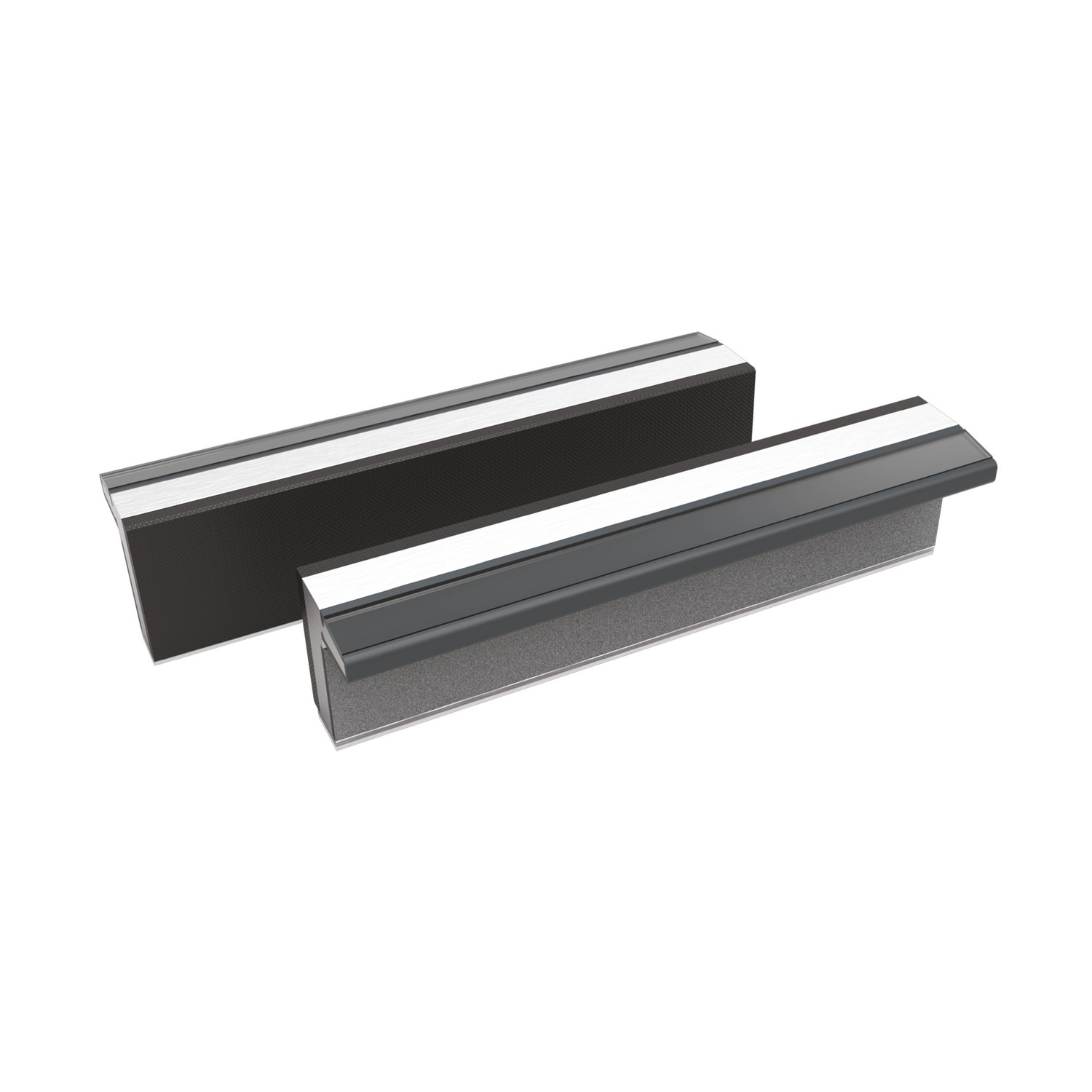 JEU DE MORS EN ALUMINIUM + CAOUTCHOUC LARG 150MM FIXATION MAGNETIQUE