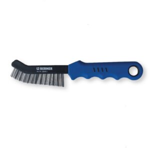 BROSSE A MAIN FIL ACIER MANCHE COUDE